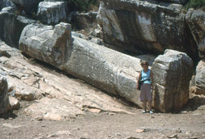 kouros couch de Naxos